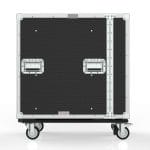 16Ru Drawer Case With Pockets In Front Hinged Lid, 2 Drawers 3Ru Sized, 2 Drawers 5Ru Sized