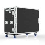 Compressor Workstation Case With Hinged Top Lid, Removable Front Lid With Legs