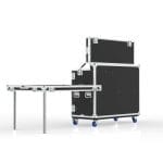Compressor Workstation Case With Hinged Top Lid, Removable Front Lid With Legs