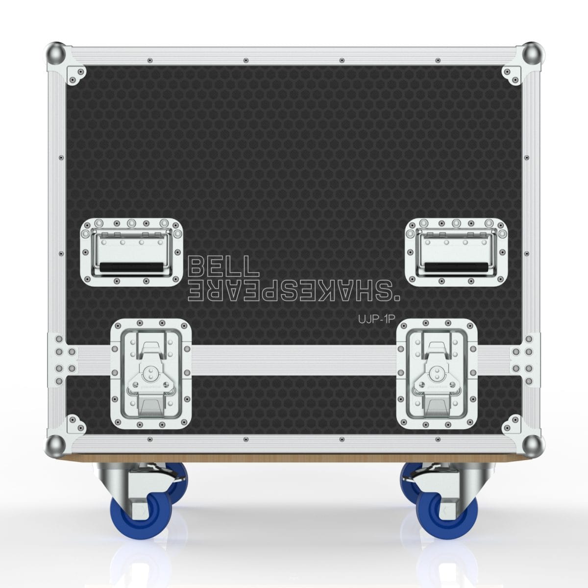 Speaker Case For Dual Meyer Upj-1P With K&Amp;M 2X 195-8 Adapters Spt. From Spk. Bs Engrav.