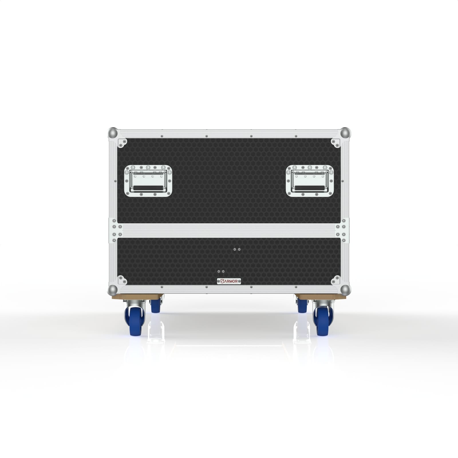 Spk-Nexo-Ids312-360 View-07-Left Road Case For 2 Of Nexo Ids312 Speaker, With Compartment