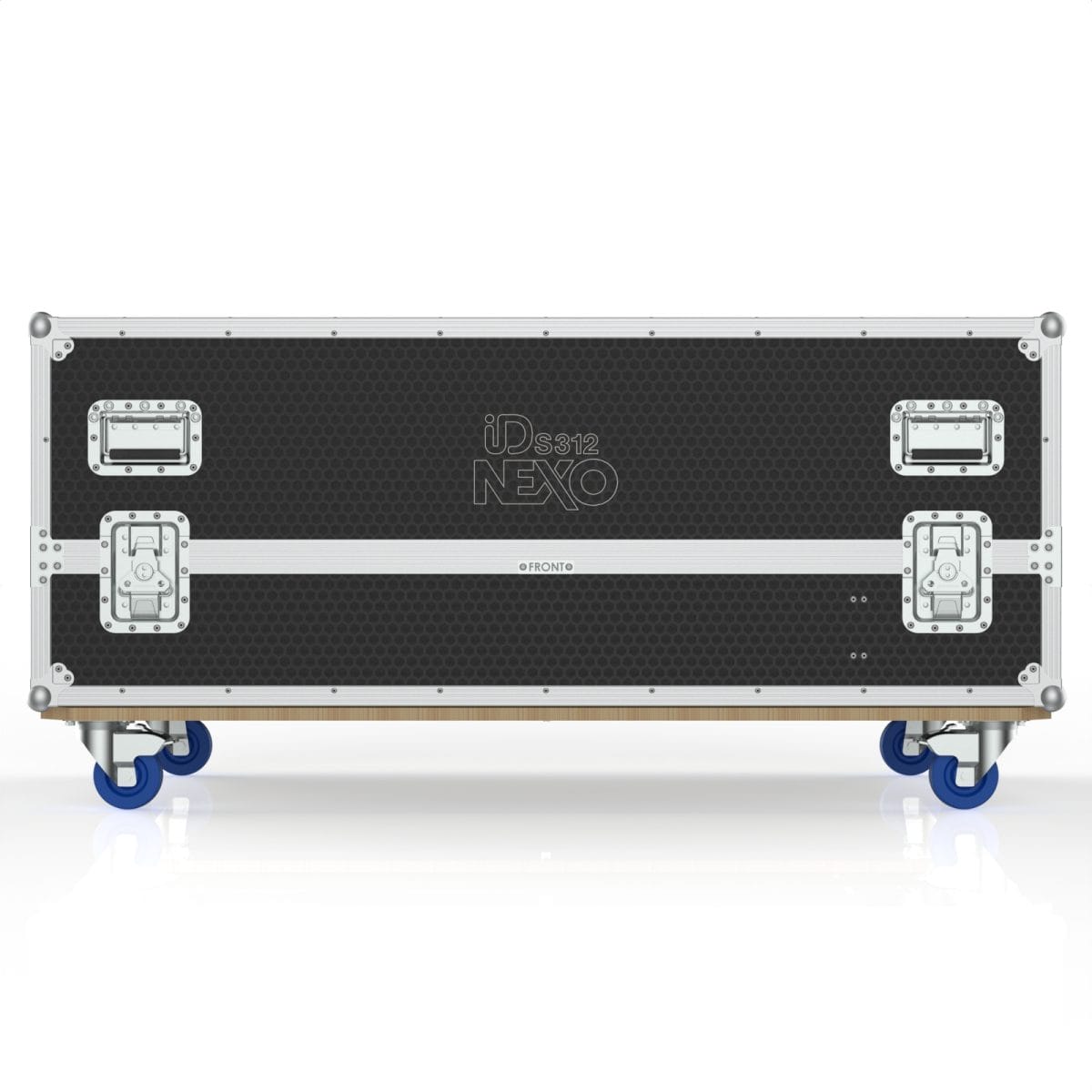 Road Case For 2 Of Nexo Ids312 Speaker, With Compartment