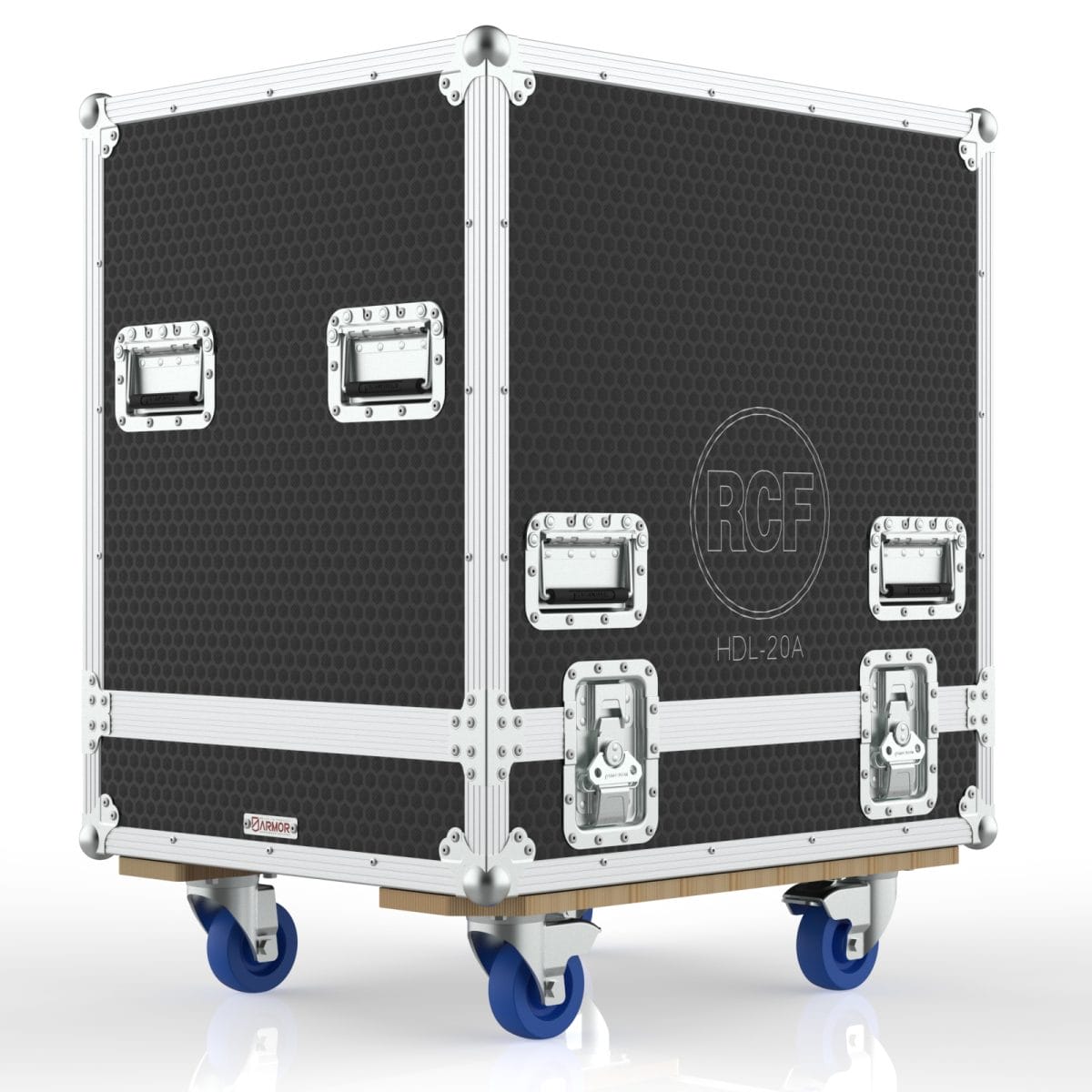 Custom Road Case For 2 Of Rcf Hdl 20-A Speakers