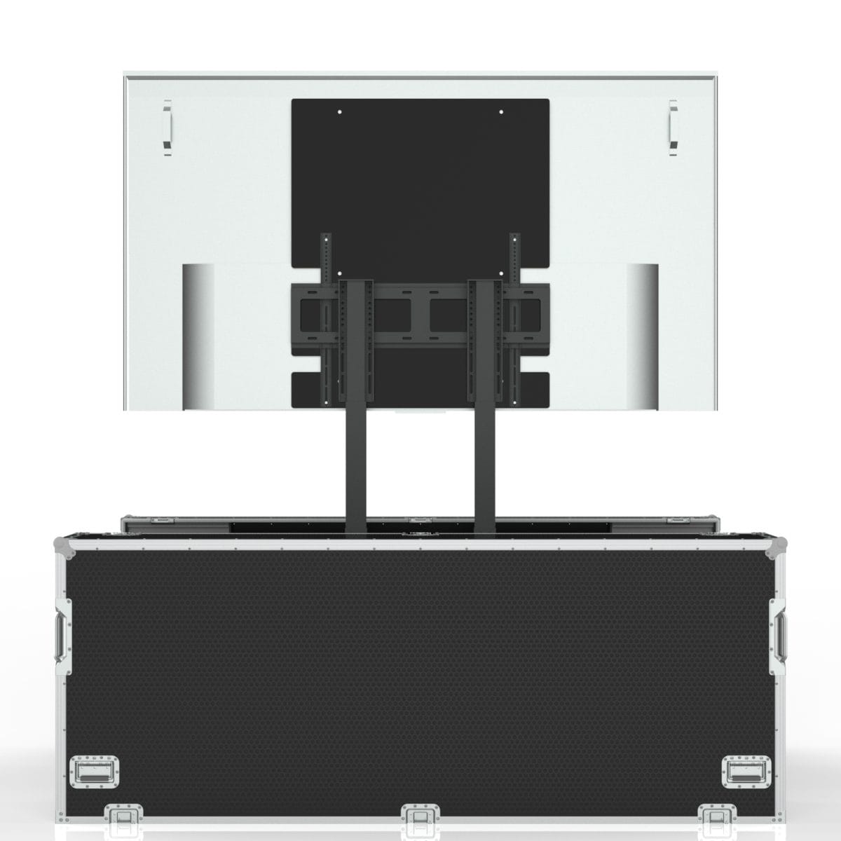 Tv Case With Built In Motorized Lift For Hisense 100&Quot; 100Bm66D, With Split Lid, Rack Mount 6Way Pdu