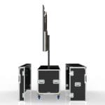 Tv Case With Built In Motorized Lift For Hisense 100&Quot; 100Bm66D, With Split Lid, Rack Mount 6Way Pdu