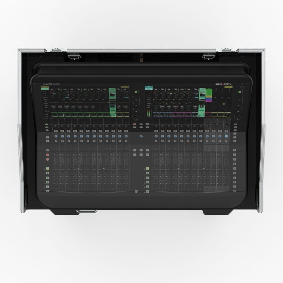 Armor Ws-Ax Series Workstation Road Case For Allen &Amp; Heath Avantis With 2 Rack Bays