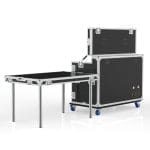 Workstation Case Fp2-S, With Vesa Mount For 2 Of 27&Quot; Monitors, 2 Standard Rack Bays