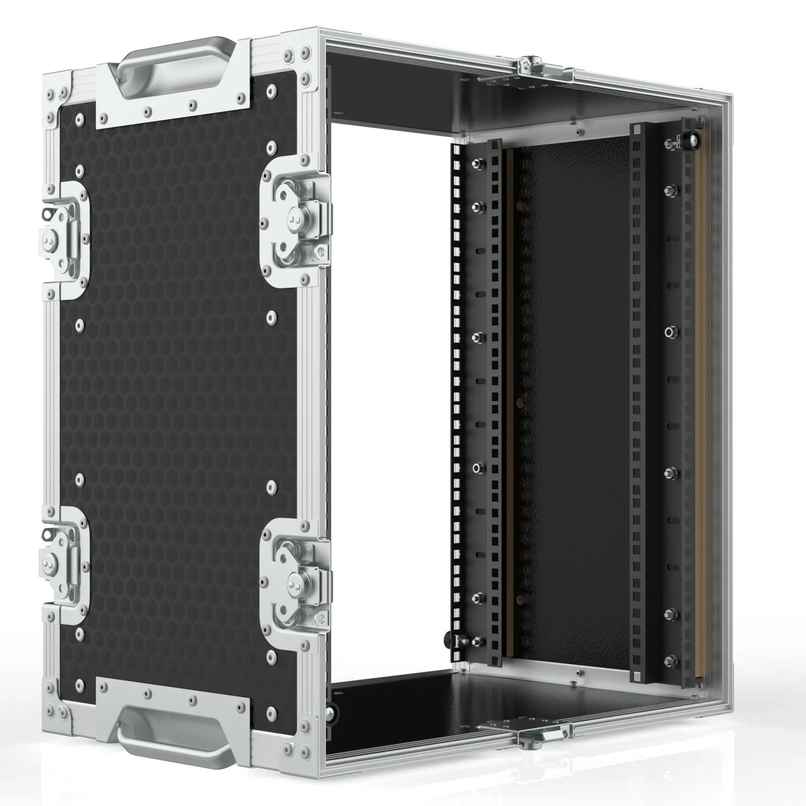 12U Rack Case With Dual Lift-off Lids