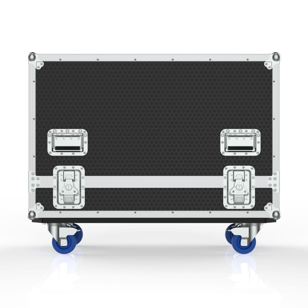 Speaker Road Case For Dual D&Amp;B E12-D Speakers With Center Storage Compartment