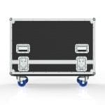 Speaker Road Case For Dual D&Amp;B E12-D Speakers With Center Storage Compartment