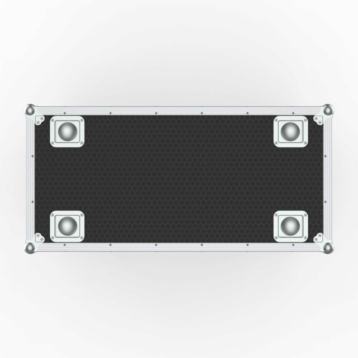 Speaker Road Case For Dual D&Amp;B E12-D Speakers With Center Storage Compartment