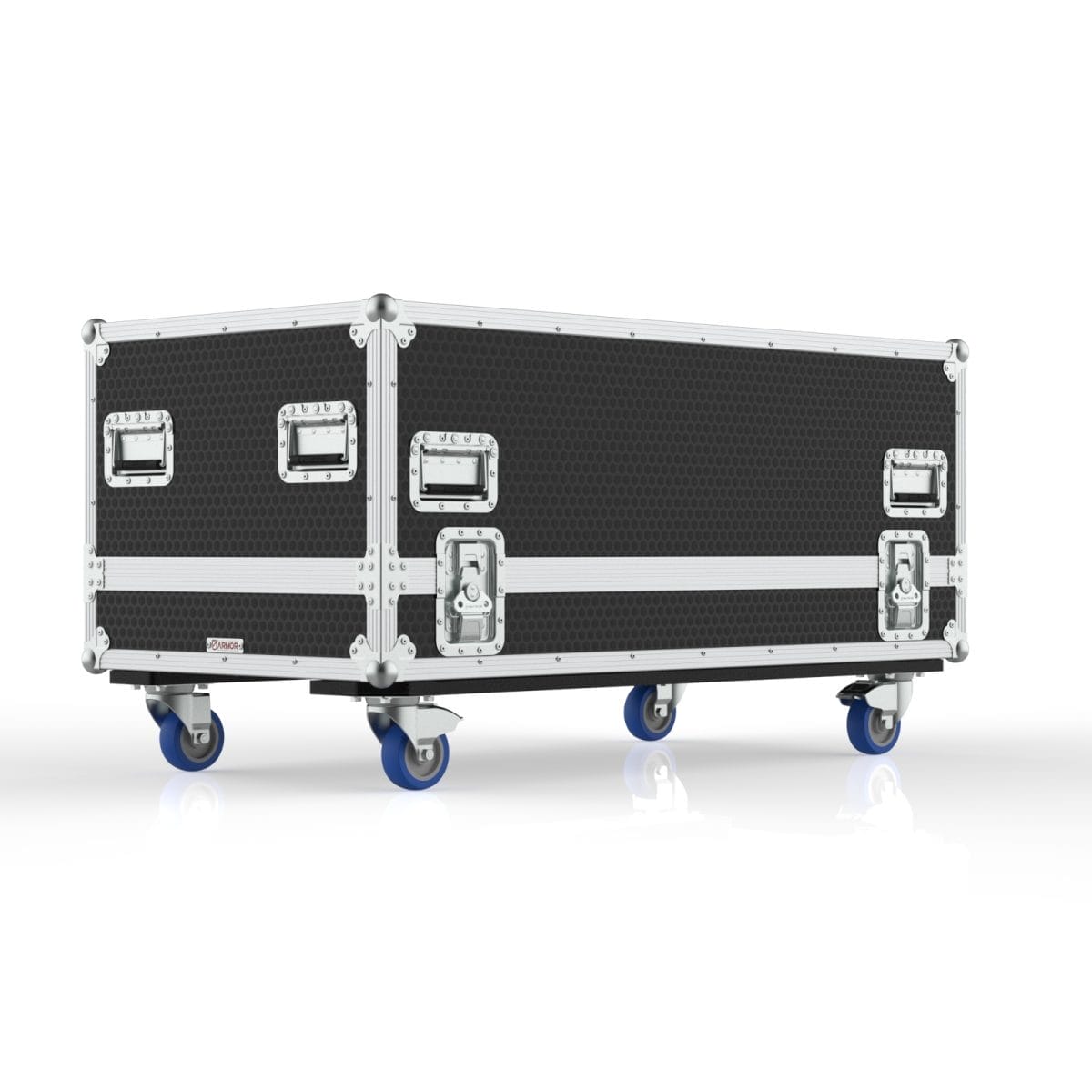 Speaker Road Case For Dual D&Amp;B E15X-Sub Speakers With Center Storage Compartment