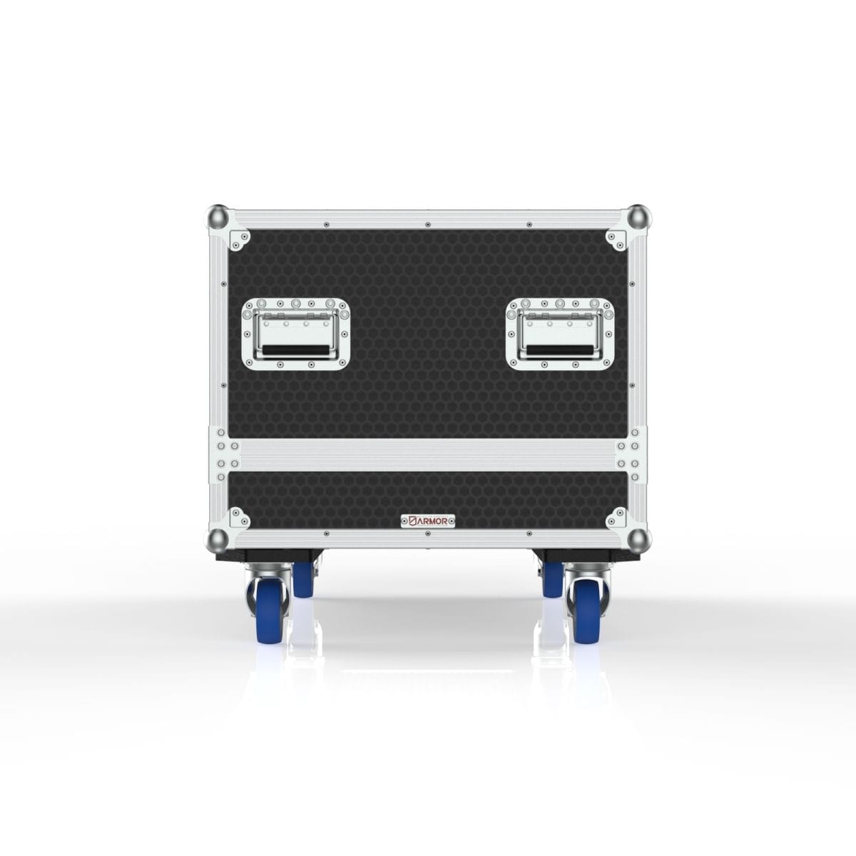 Speaker Road Case For Dual D&Amp;B E15X-Sub Speakers With Center Storage Compartment