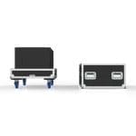 Speaker Road Case For Dual D&Amp;B E15X-Sub Speakers With Center Storage Compartment