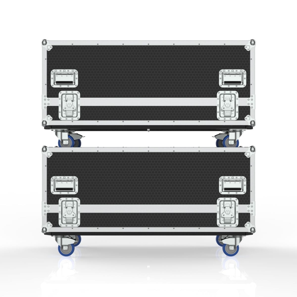 Speaker Road Case For Dual D&Amp;B E15X-Sub Speakers With Center Storage Compartment