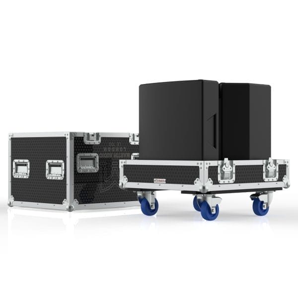 Road case for 2x Martin LE100 speakers