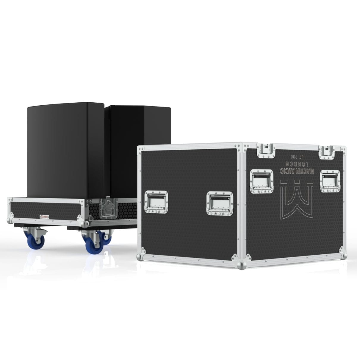 Road Case For 2X Martin Le200 Speakers