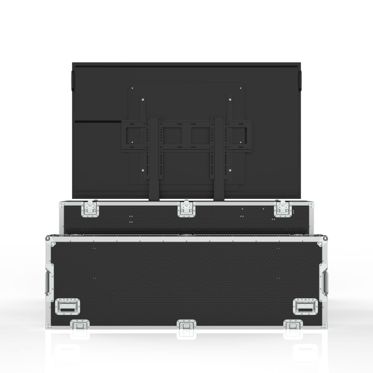 Road Case For 75Tr3Dk 75&Quot; Tv Split Lid Motorized Lift