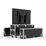 Road Case For 75Tr3Dk 75&Quot; Tv Split Lid Motorized Lift