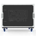 UTILITY DRAWER CASE WITH 5 DRAWERS FOAM LINED, FRONT AND REAR LID REMOVABLE WITH REMOVABLE LEGS