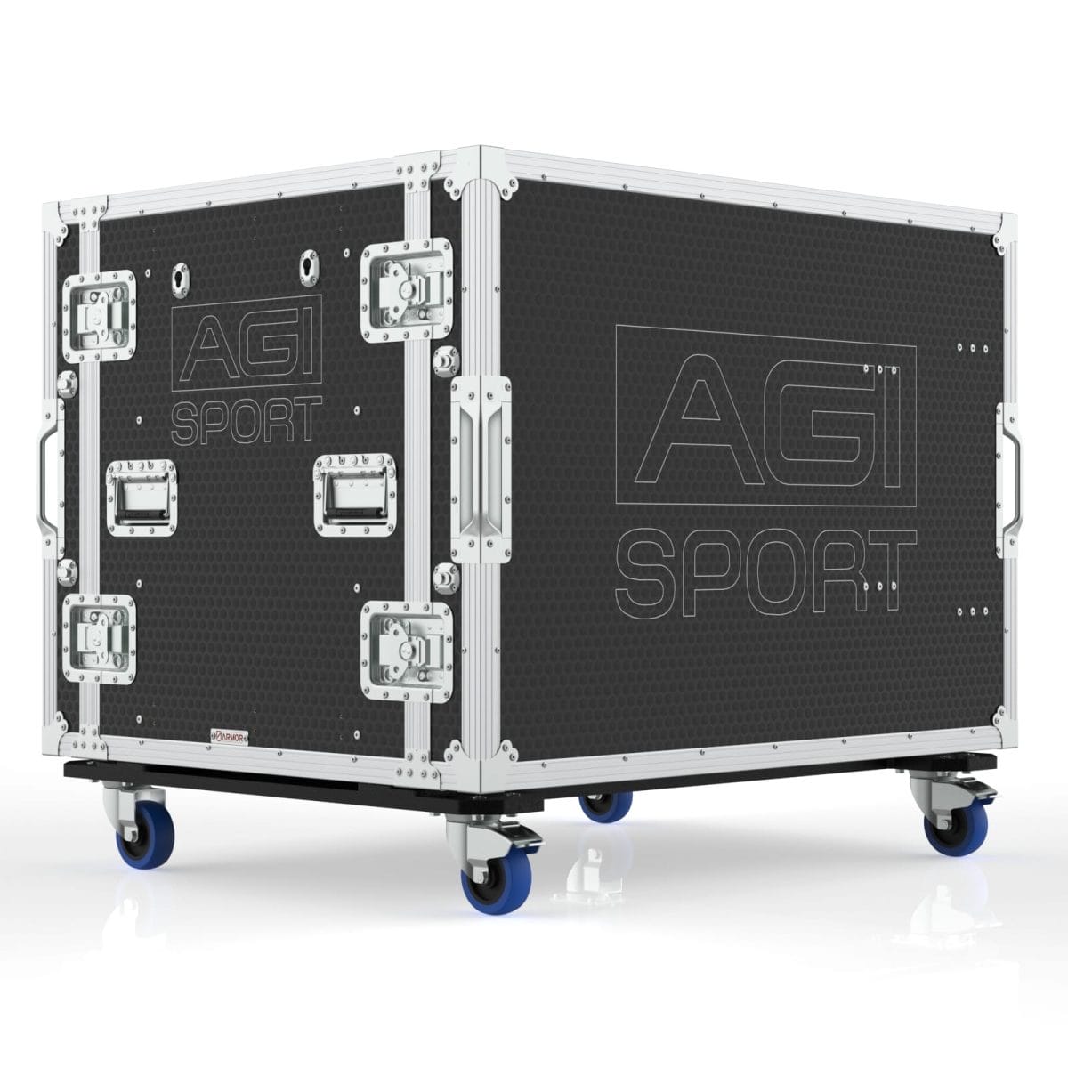 UTILITY DRAWER CASE WITH 5 DRAWERS FOAM LINED, FRONT AND REAR LID REMOVABLE WITH REMOVABLE LEGS