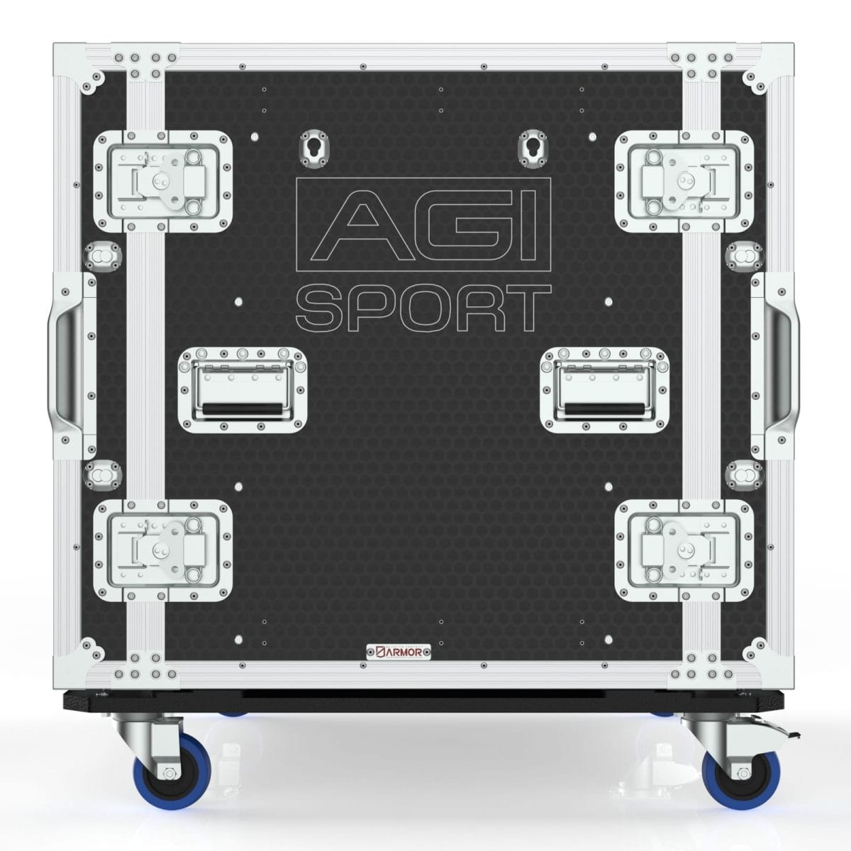 UTILITY DRAWER CASE WITH 5 DRAWERS FOAM LINED, FRONT AND REAR LID REMOVABLE WITH REMOVABLE LEGS
