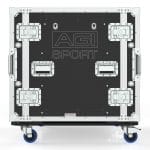UTILITY DRAWER CASE WITH 5 DRAWERS FOAM LINED, FRONT AND REAR LID REMOVABLE WITH REMOVABLE LEGS