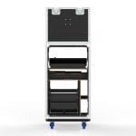 Workstation Case For Blackmagic Atem Television Studio 4K8, 12U Standard Rack,Engraving Included