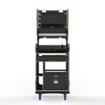 Workstation Case For Blackmagic Atem Television Studio 4K8, 12U Standard Rack,Engraving Included