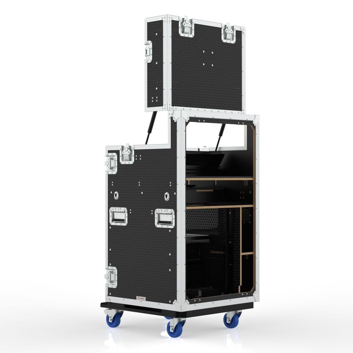 Workstation Case For Blackmagic Atem Television Studio 4K8, 12U Standard Rack,Engraving Included