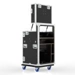 Workstation Case For Blackmagic Atem Television Studio 4K8, 12U Standard Rack,Engraving Included