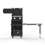 Workstation Case For Blackmagic Atem Television Studio 4K8, 12U Standard Rack,Engraving Included