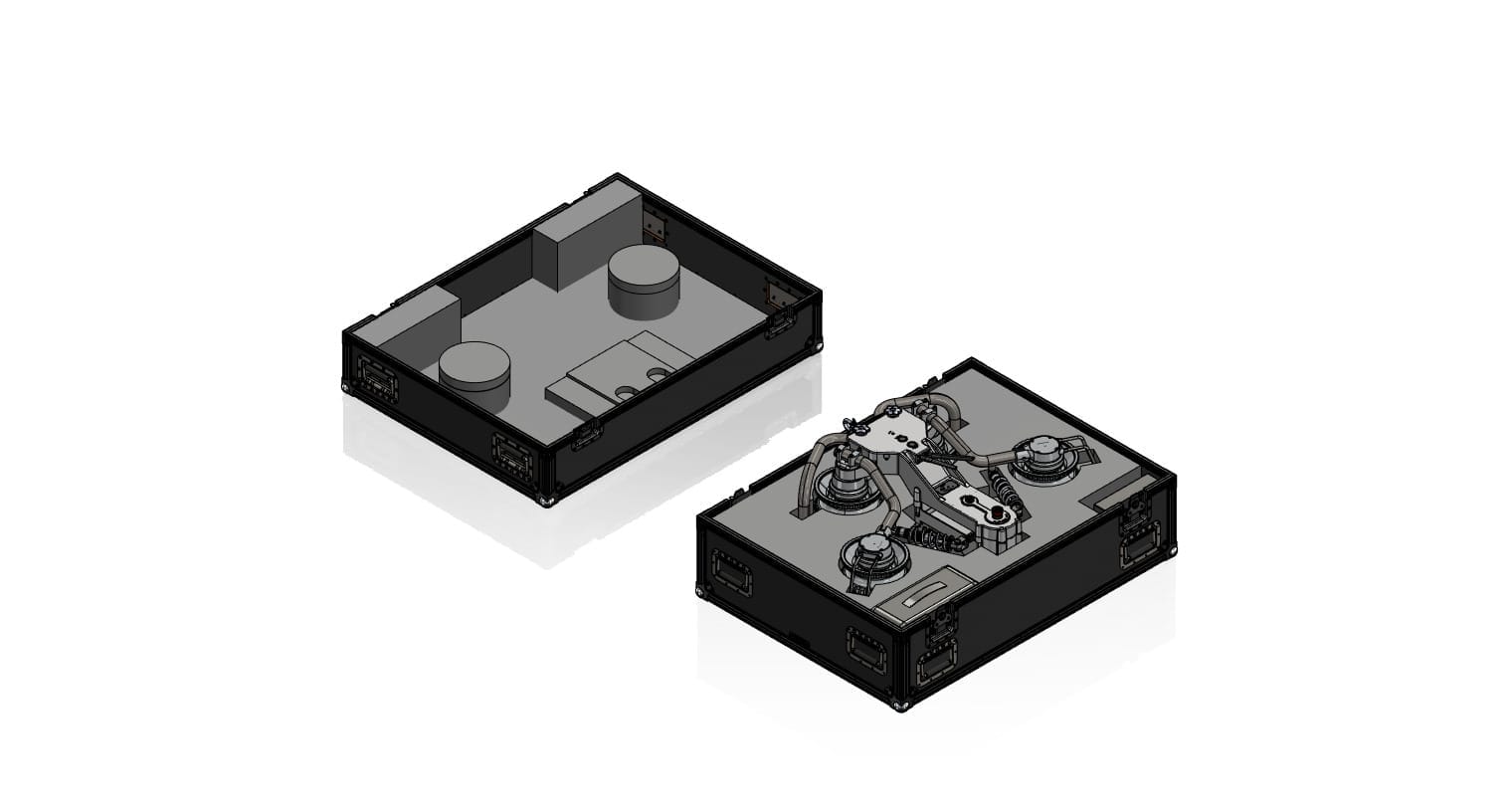 Lift-Off Lid Transport Case For Gorilla Mk1 Robotic Puller