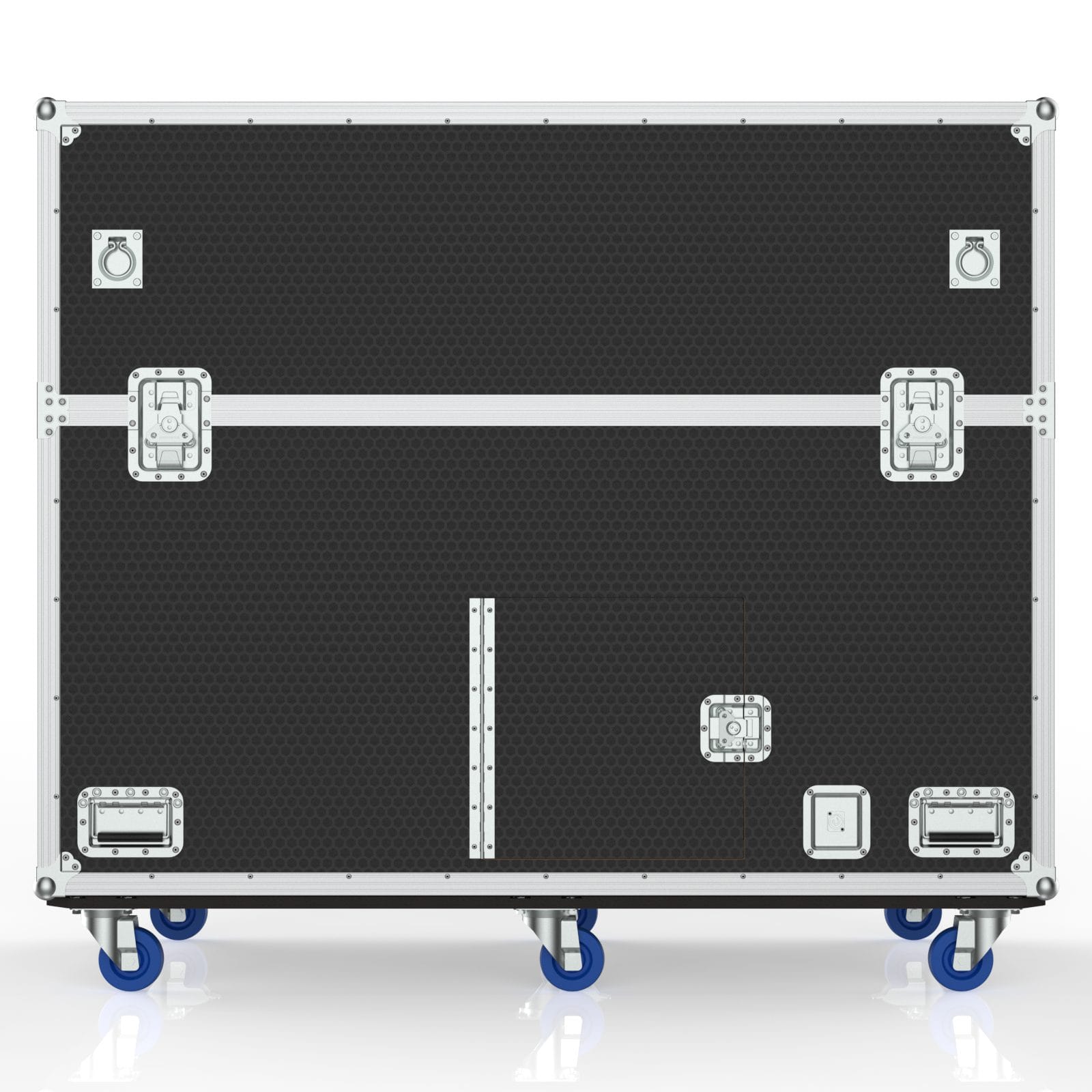 Transport Case With Motorized Lift For Elemission Coriosity Laser Imager-Back View Transport Case With Motorized Lift For Elemission Coriosity Laser Imager