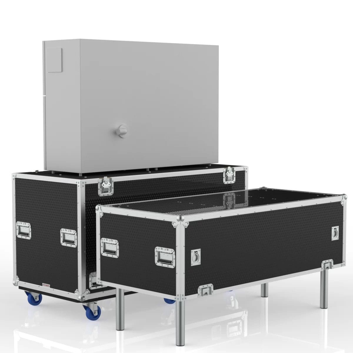 Transport Case With Motorized Lift For Elemission Coriosity Laser Imager