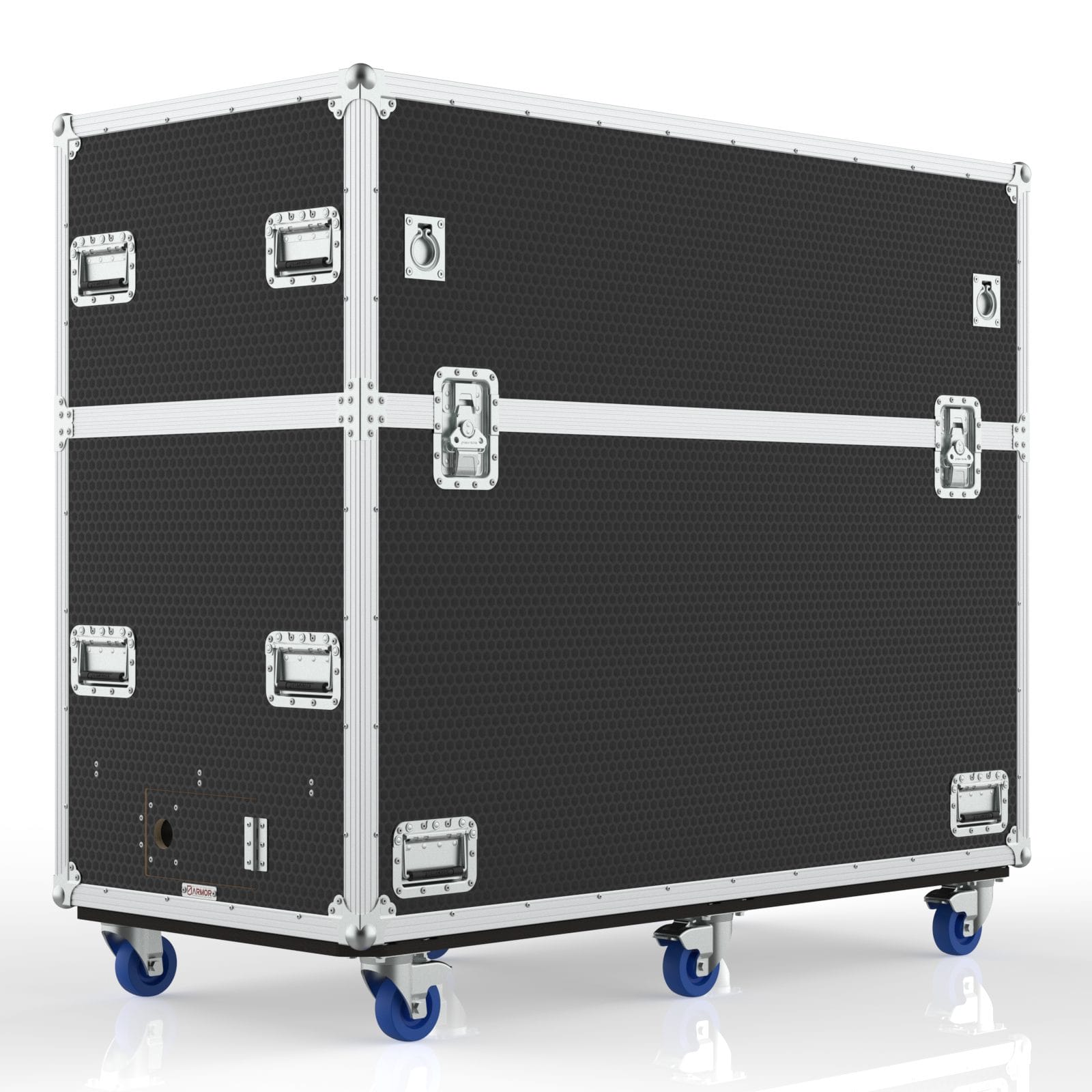 Transport Case With Motorized Lift For Elemission Coriosity Laser Imager-Isometric View Transport Case With Motorized Lift For Elemission Coriosity Laser Imager