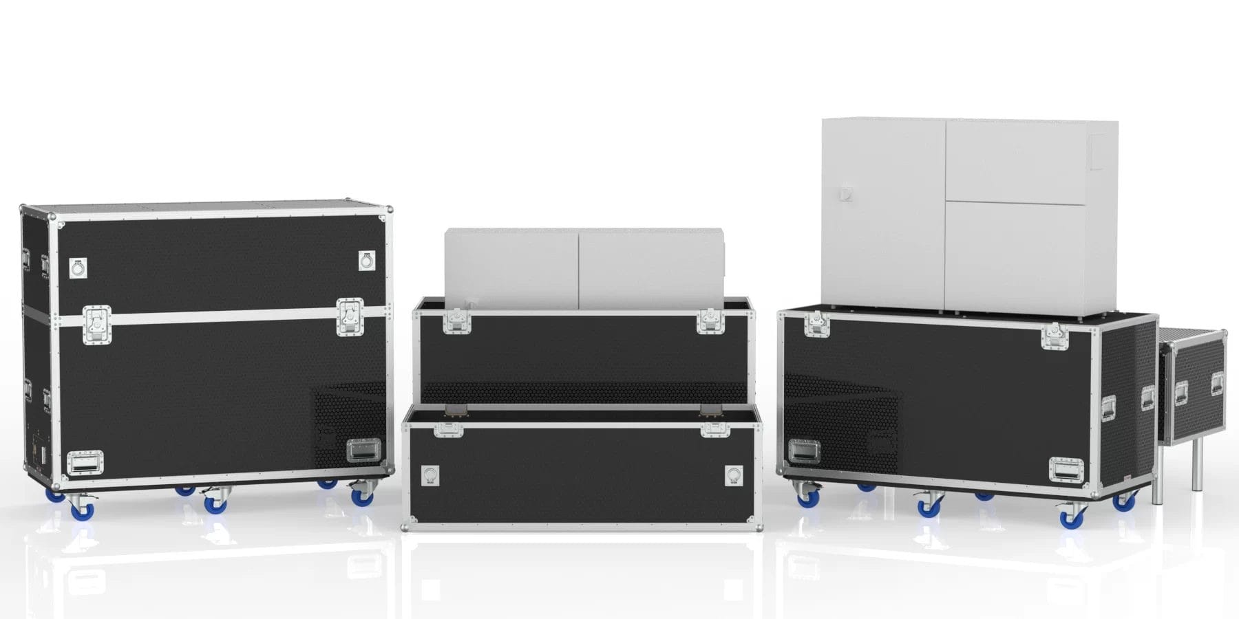 Transport Case With Motorized Lift For Elemission Coriosity Laser Imager-Wide Angle View