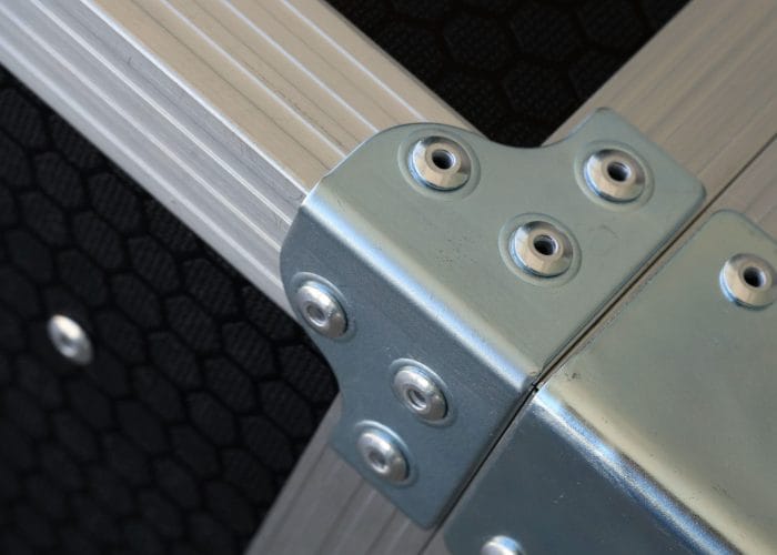 ARMOR B4501 6 Hole Large Corner Brace with Rivet Protectors